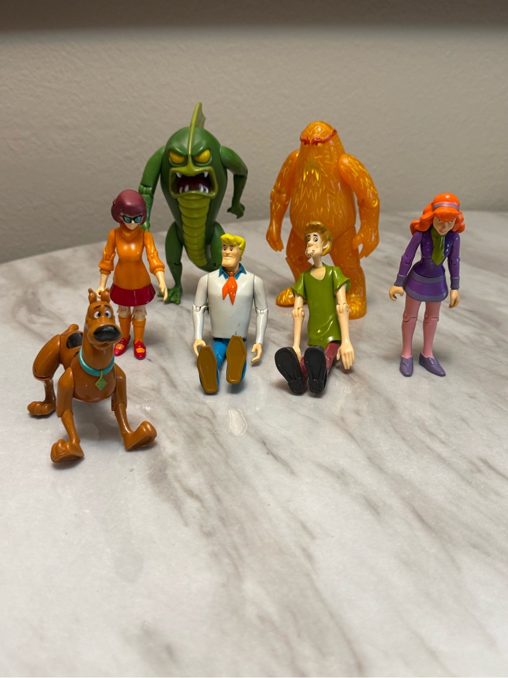 Scooby-Doo Mixed Lot 7 Figures Scooby Shaggy Fred Velma Daphne